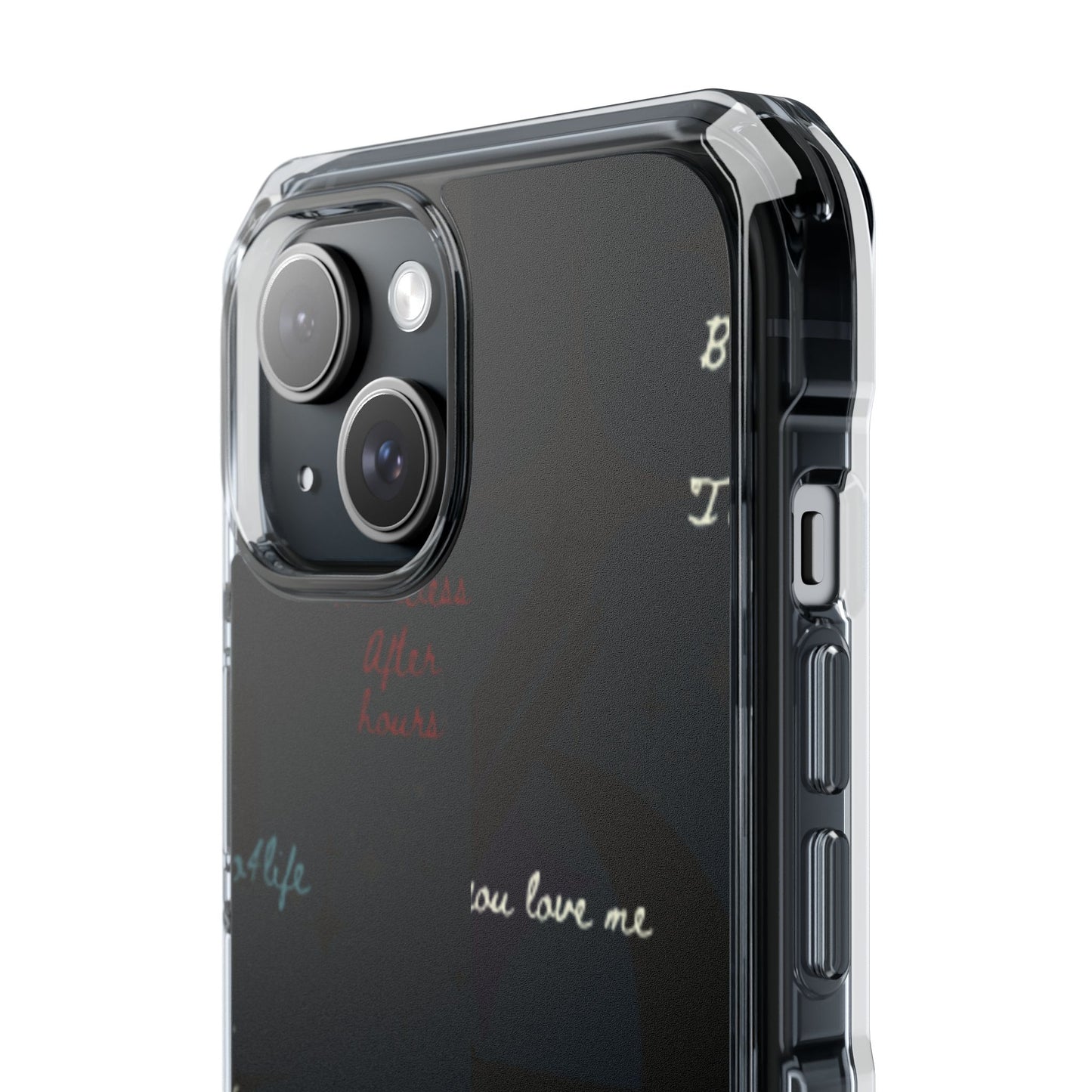 Magnetic Clear Impact Cases with Inspirational Quotes, Phone Case, Custom Phone Cover, Gift for Friends, Unique Technology Accessory