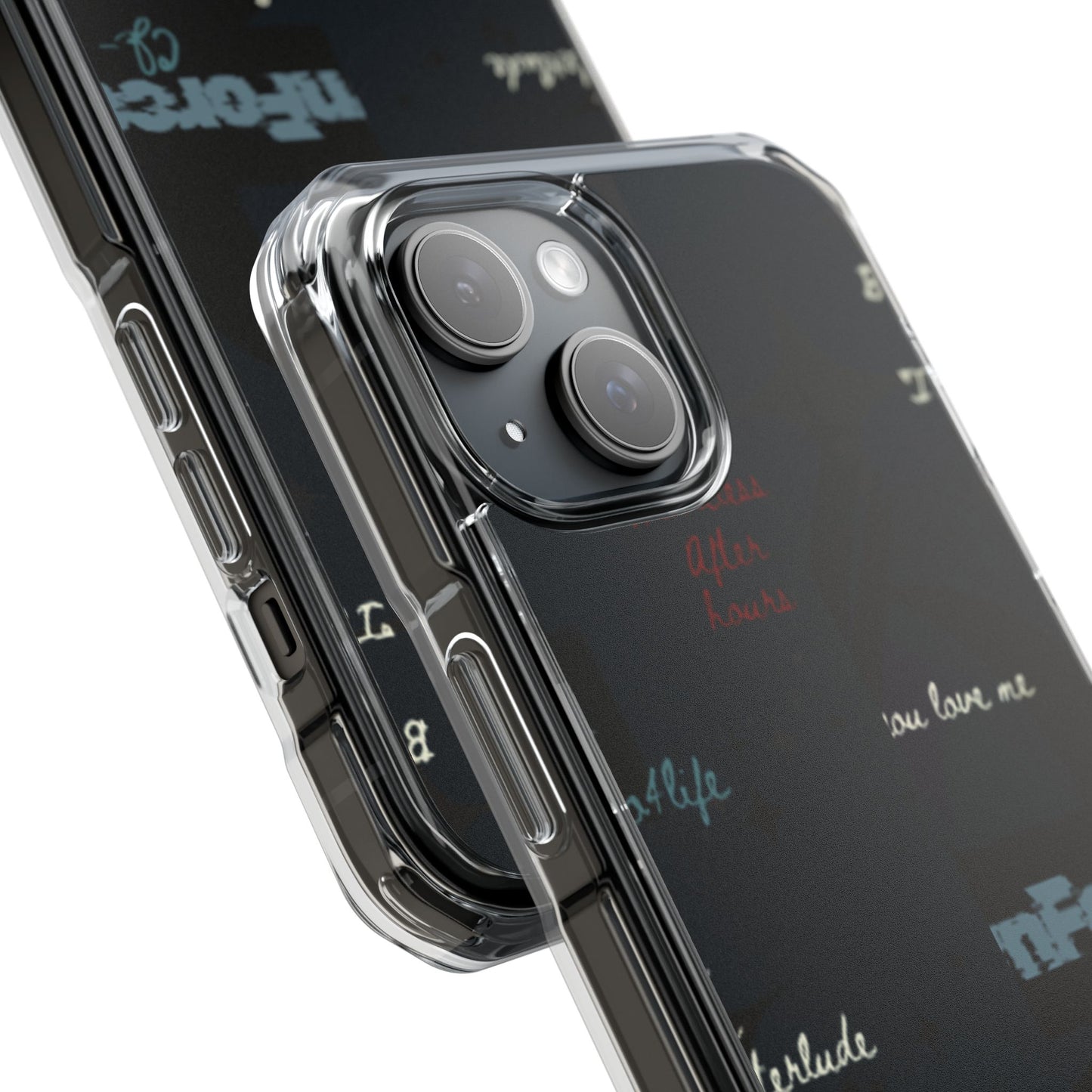 Magnetic Clear Impact Cases with Inspirational Quotes, Phone Case, Custom Phone Cover, Gift for Friends, Unique Technology Accessory