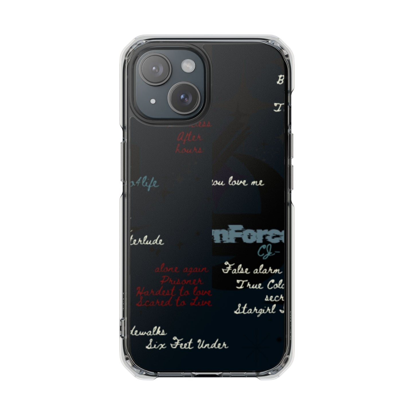 Magnetic Clear Impact Cases with Inspirational Quotes, Phone Case, Custom Phone Cover, Gift for Friends, Unique Technology Accessory